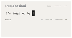 Desktop Screenshot of lauracassiani.com