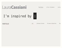 Tablet Screenshot of lauracassiani.com
